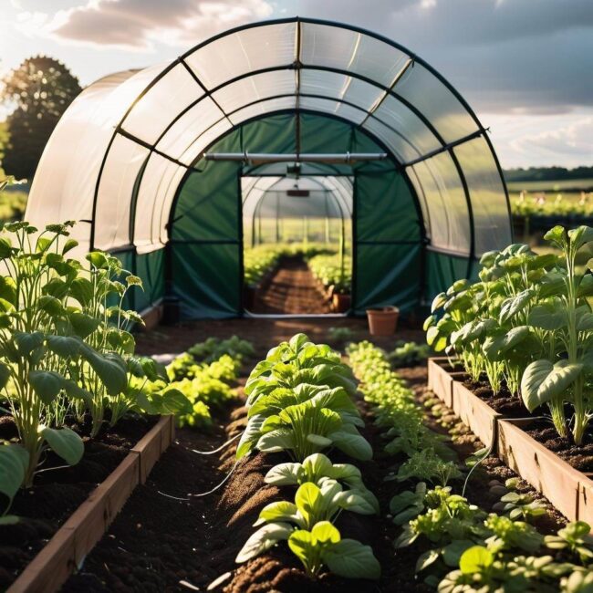Mocowanie tunelu foliowego na stałe