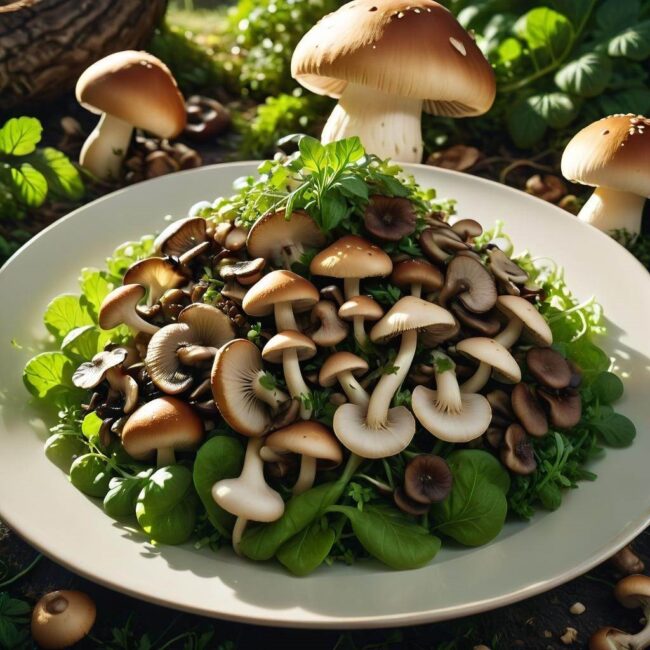 Przepis na sałatkę z pieczarek