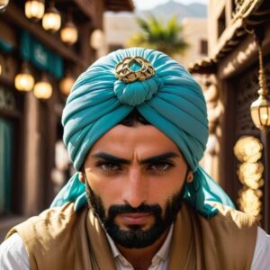 Znane wzory i style wiązania turbanu arabskiego